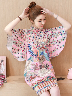 ชุดเดรสคอจีนสวยๆ ชุดแซกคอจีน ลูกไม้ ชุดคอจีนสวยๆ เสื้อกี่เพ้า คอจีน