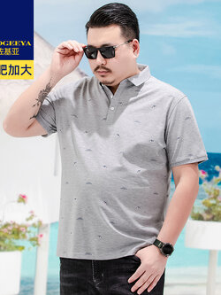 เสื้อยืดผู้ชายอ้วน XL-8XL น้ำหนักผู้สวม 60-150 กิโลกรัม