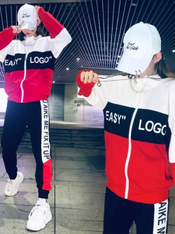 ชุดวอร์ม สูทเกาหลี Jumpsuit ชุดจั้มสูท ชุดเซท 2 ชิ้น ชุดกีฬาผู้หญิง ชุดออกกำลังกาย เสื้อกันหนาว ชุดวอร์มคู่