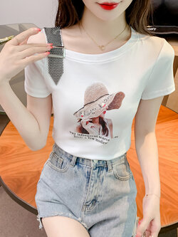 เสื้อผ้าวัยรุ่นเกาหลี เสื้อยืดวัยรุ่นผู้หญิง มีขนาด S M L XL