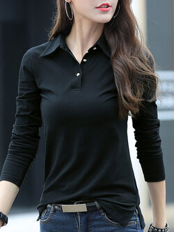 เสื้อยืดสีดำ แฟชั่น เสื้อยืด T-shirt สีดำ สวมใส่สบาย ไม่ร้อน