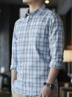 เสื้อเชิ้ตทํางานผู้ชาย แขนยาว