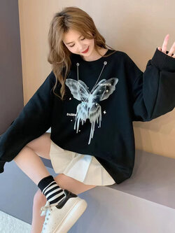 เสื้อไหมพรม เสื้อไหมพรมแขนยาว 38-44 นิ้ว ฟรีไซส์