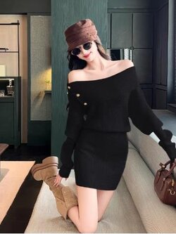 เดรสสีดำสุภาพ เรียบหรู ดูดี เหมาะกับทุกโอกาส | เดรสผู้หญิงแฟชั่นสุภาพ