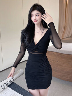 ชุดเดรสรัดรูป ชุดเดรสรัดรูปยาว เดรสเซ็กส์ซี่ By.SHACOS