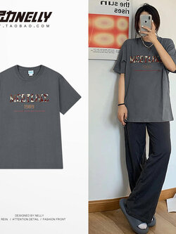 เสื้อยืดคอกลม ผู้ชาย เสื้อยืดผู้ชายเกาหลี เสื้อยืดเกาหลี แบรนด์ NELLY