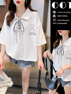 เสื้อยืดคนอ้วนแบบโอเวอร์ไซส์แบบ ulzzang fashion สนใจทักแชท