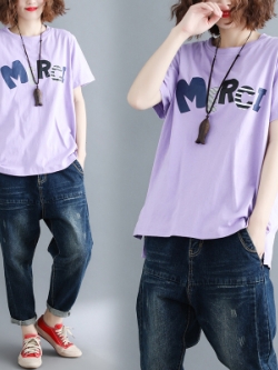 เสื้อOVERSIZE ใส่ตั้งแต่สาวผอม-สาวอวบ น้ำหนักตัว50-100กิโลกรัม