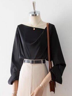 เสื้อสีดำสุภาพ เรียบหรู ดูดี เหมาะกับทุกโอกาส | เสื้อผู้หญิงสุภาพ