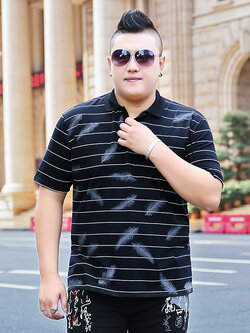 เสื้อยืดผู้ชายอ้วน S-5XL(อกเสื้อ39-51นิ้ว)