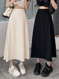 กระโปรงยาว กระโปรงยาวทรงเอ กระโปรงทำงาน