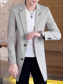 สูท Blazers ผู้ชาย เสื้อคลุมสไตล์สูท สำหรับผู้ชาย