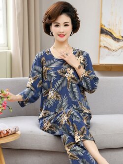 ชุดนอนคุณแม่ ชุดนอนบิ๊กไซส์ ชุดนอนคุณแม่ ชุดนอนคุณย่า ชุดนอนคุณยาย