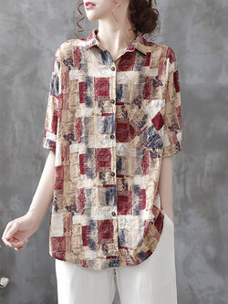 เสื้อเชิ้ตผ้าฝ้ายลินิน ขายเสื้อเชิ้ต ผ้าลินิน เสื้อเชิ้ตผ้าฝ้ายผู้หญิง