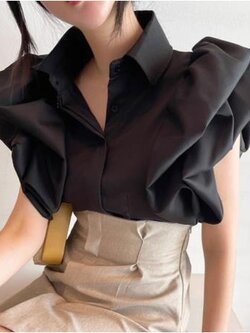 เสื้อสีดำสุภาพ เรียบหรู ดูดี เหมาะกับทุกโอกาส | เสื้อผู้หญิงสุภาพ