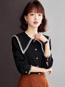 เสื้อสีดำสุภาพ เรียบหรู ดูดี เหมาะกับทุกโอกาส | เสื้อผู้หญิงสุภาพ