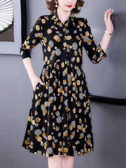 เดรสวัยผู้ใหญ่40-60ปี เดรสคุณแม่ ชุดเดรสทำงานวัยผู้ใหญ่ แบรนด์ MAMA DRESS