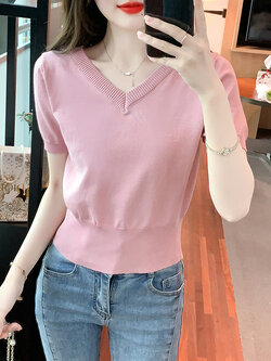 เสื้อผ้าวัยรุ่นเกาหลี เสื้อยืดวัยรุ่นผู้หญิง มีขนาด S M L XL