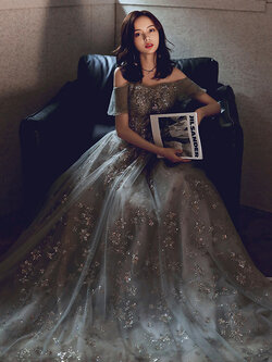 ชุดราตรี ชุดราตรีสวยหรู แบบ ทันสมัย Evening dress