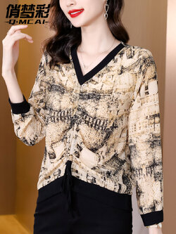 เสื้อชีฟอง เสื้อแฟชั่นสุภาพสตรีวัยผู้ใหญ่ มีไซต์ อก34นิ้ว-43นิ้ว