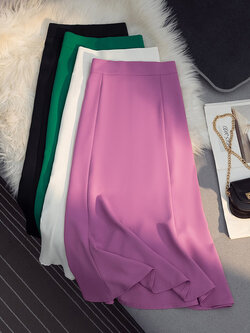 กระโปรงยาว กระโปรงยาวทรงเอ กระโปรงทำงาน