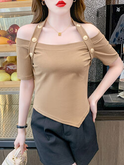 เสื้อผ้าวัยรุ่นเกาหลี เสื้อยืดวัยรุ่นผู้หญิง มีขนาด S M L XL