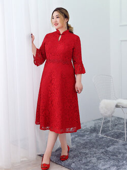 ชุดราตรีคนอ้วน ชุดราตรีไซส์ใหญ่ สาวอวบ ชุดราตรีสาวอวบ ชุดออกงานสาวอวบ ชุดออกงานคนอ้วน