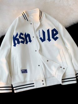 เสื้อแจ็คเก็ตเบสบอล เสื้อคลุม เสื้อแขนยาวสไตล์เกาหลี