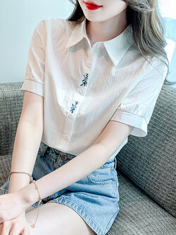 เสื้อเชิ้ตผู้หญิงใส่ทํางาน 390 บาทต่อชิ้น ฟรีค่าจัดส่ง
