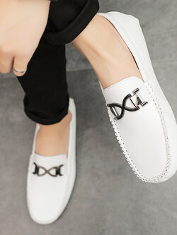 รองเท้าหนังผู้ชาย มีไซส์39-44 รองเท้าโลฟเฟอร์ชาย Slip-On Shoes