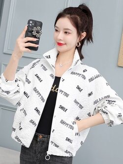 แจ็คเก็ต เสื้อคลุมแจ็คเก็ต เสื้อคลุมป้องกันแดด เสื้อแจ๊คเก็ตแขนยาว Dickey