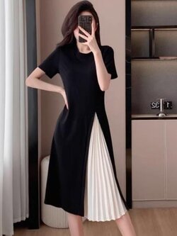 เดรสสีดำสุภาพ เรียบหรู ดูดี เหมาะกับทุกโอกาส | เดรสผู้หญิงแฟชั่นสุภาพ