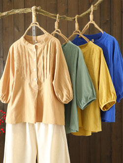 เสื้อลินิน เสื้อผ้าฝ้ายลินิน เสื้อเชิ้ตผ้าลินิน