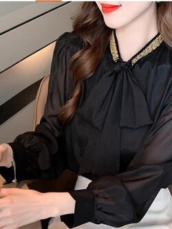 เสื้อสีดำสุภาพ เรียบหรู ดูดี เหมาะกับทุกโอกาส | เสื้อผู้หญิงสุภาพ