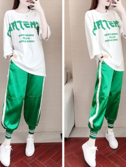 ชุดวอร์ม สูทเกาหลี Jumpsuit ชุดจั้มสูท ชุดเซท 2 ชิ้น ชุดกีฬาผู้หญิง ชุดออกกำลังกาย เสื้อกันหนาว ชุดวอร์มคู่