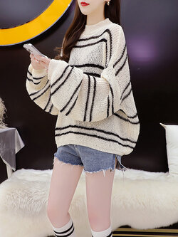 เสื้อไหมพรม เสื้อไหมพรมแขนยาว 38-44 นิ้ว ฟรีไซส์