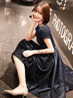 ชุดราตรี ชุดราตรีสวยหรู แบบ ทันสมัย Evening dress