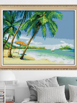 ชุดปักครอสติช รูปบ้าน สอบถามขนาดและสั่งซื้อได้ที่ LINE