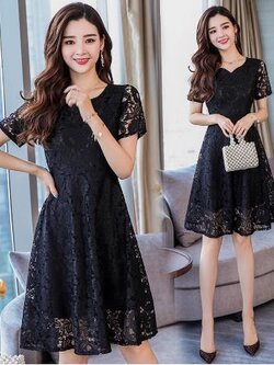 เดรสสีดำสุภาพ เรียบหรู ดูดี เหมาะกับทุกโอกาส | เดรสผู้หญิงแฟชั่นสุภาพ