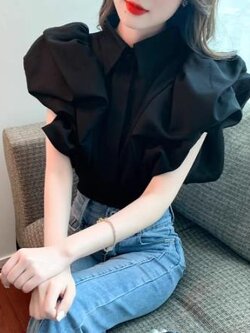 เสื้อสีดำสุภาพ เรียบหรู ดูดี เหมาะกับทุกโอกาส | เสื้อผู้หญิงสุภาพ