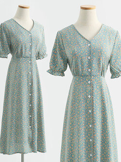 เดรสชีฟอง เดรสลายดอกไม้ Fairy House