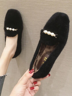 รองเท้าคัทชูผู้หญิง รองเท้าส้นแบนผู้หญิง