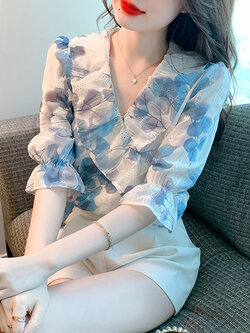 เสื้อเชิ้ตแขนยาววัยรุ่น ลายสวยๆ แบรนด์ YIL AN