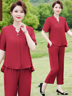 เสื้อผ้าคุณแม่วัย 60 เสื้อคนแก่ผู้หญิงวัย60