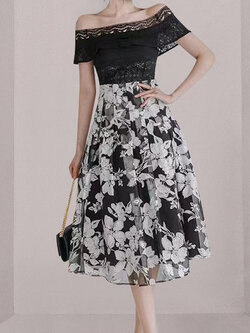 ชุดเดรสยาวสวยๆ ชุดเดรสยาวใส่สบาย ใส่ทำงาน