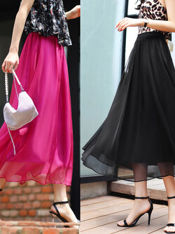 กระโปรงยาว กระโปรงยาวทรงเอ กระโปรงทำงาน