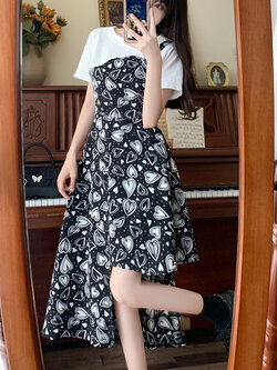 เดรสคนอ้วนวัยรุ่น ชุดเดรสคนอ้วน ชุดเดรสสาวพลัสไซส์