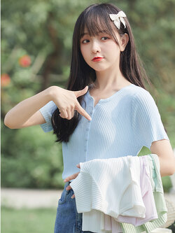 เสื้อผ้าวัยรุ่นเกาหลี เสื้อยืดวัยรุ่นผู้หญิง มีขนาด S M L XL