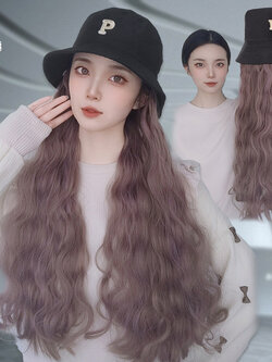 หมวกวิกผม หมวกวิกผมยาว หมวกผมปลอม หมวกวิก BY Ailead