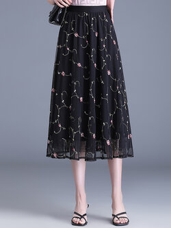 กระโปรงยาว กระโปรงยาวทรงเอ กระโปรงทำงาน